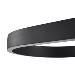 Lucande Smart LED-hængelampe Melinay, sort, CCT, Tuya