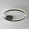 Lucande Smart LED-loftlampe Moise, sort, CCT, Tuya