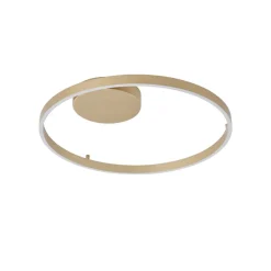 Lucande Smart LED-loftslampe Moise, guld, CCT, Tuya