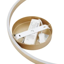 Lucande Smart LED-loftslampe Moise, guld, CCT, Tuya