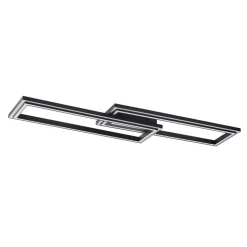 Lucande Smart LED-loftslampe Tjado 115 cm sort RGB CCT
