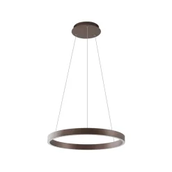 Lucande Smart LED-pendel Yonam, kaffe, 1-lys, Tuya