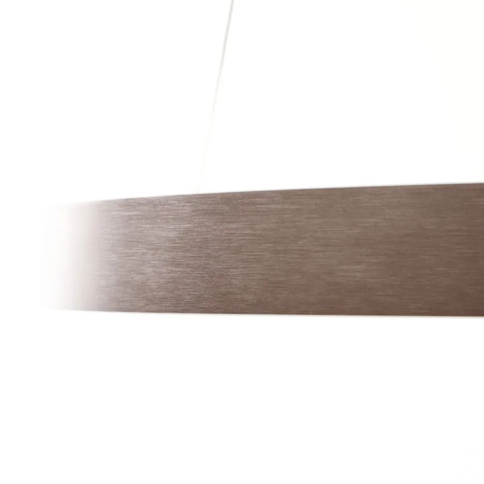 Lucande Smart LED-pendel Yonam, kaffe, 1-lys, Tuya
