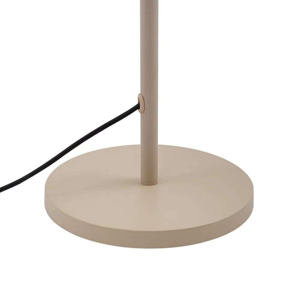 Lucande terrasselampe Jaimy, beige, metal, 150 cm, E27