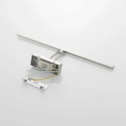Lucande Thibaud LED-gallerilampe, nikkel, 51,4 cm