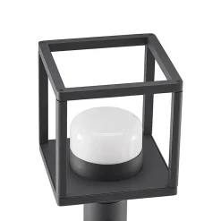Lucande Timio vejlampe, 85 cm, bevægelsessensor, GX53, IP44