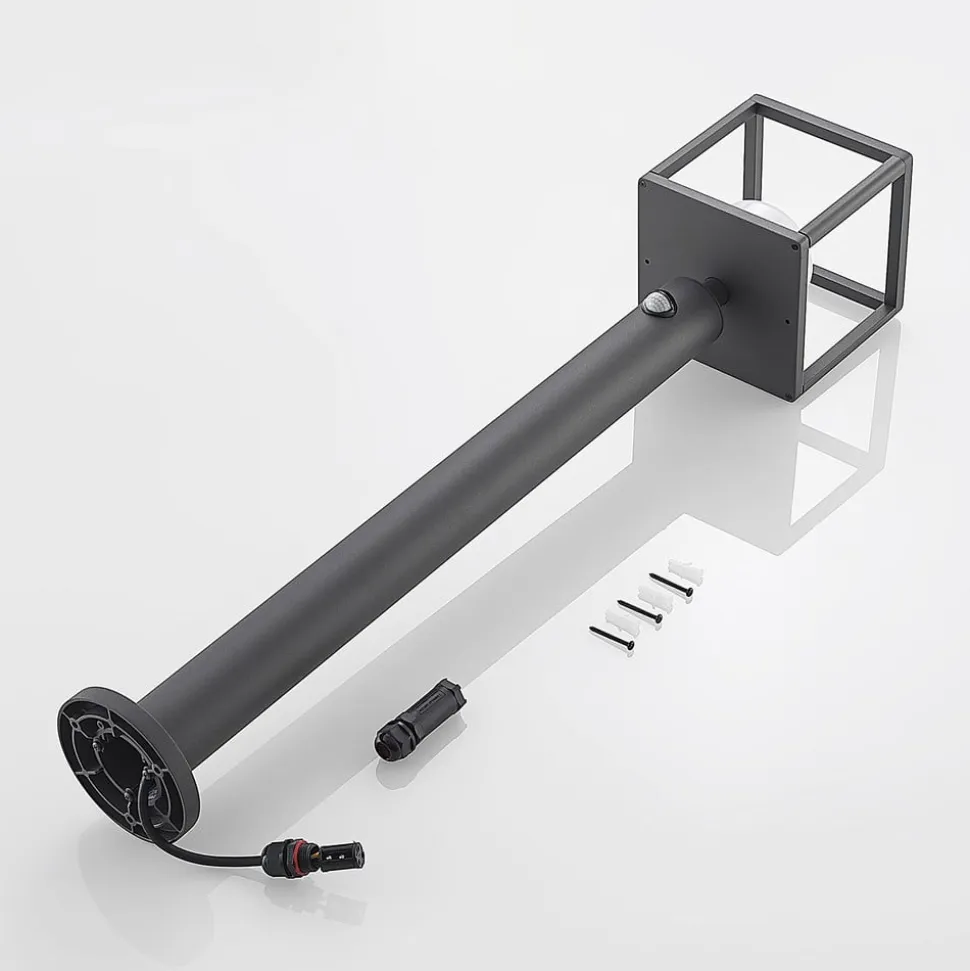 Lucande Timio vejlampe, 85 cm, bevægelsessensor, GX53, IP44
