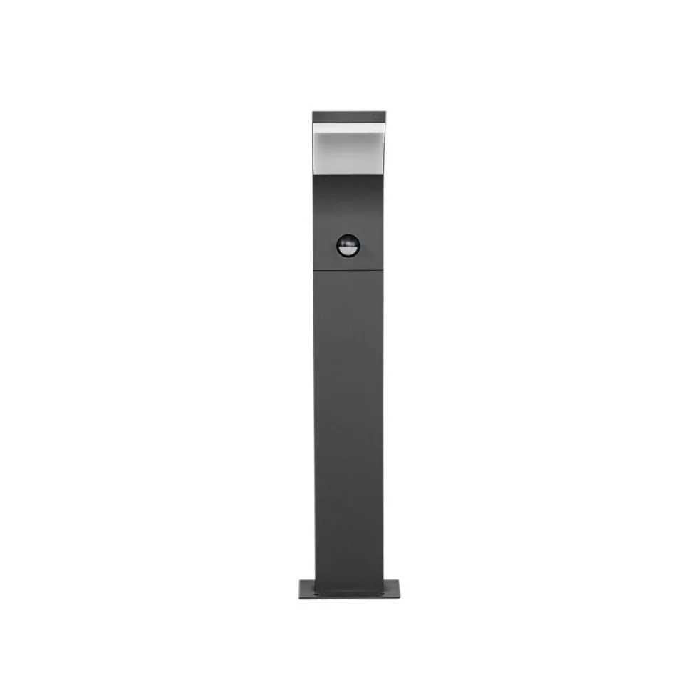 Lucande Timm LED-vejlampe, sensor, 60 cm, antracit, IP54