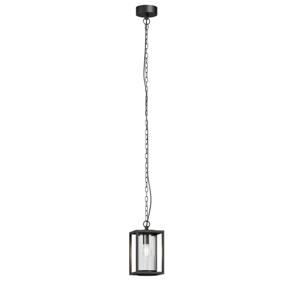Lucande udendørs hængelampe Ferda, 25 cm, antracit, IP44