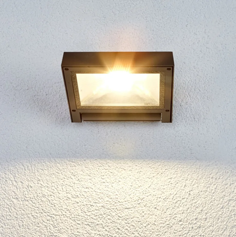 Lucande udendørs LED-spot Maica, antracit, drejelig, IP65
