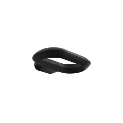 Lucande udendørs LED-væglampe LOOP, sort, IP44, metal