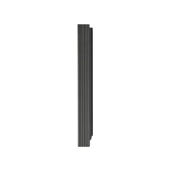Lucande udendørs LED-væglampe Melira, længde 60 cm, antracit
