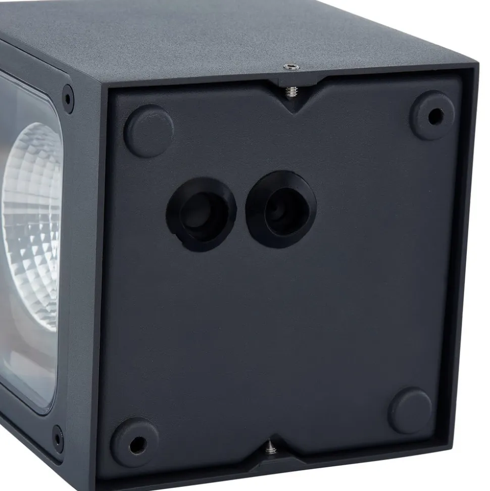 Lucande udendørs LED-væglampe Merjem, 12 cm, op/ned, IP54