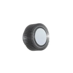 Lucande udendørs LED-væglampe Keany, metal, Ø 16 cm, IP54