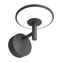 Lucande udendørs LED-væglampe Fenia, antracit, aluminium, IP65