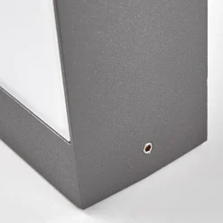 Lucande udendørs LED-væglampe Lissi, 21 cm, antracit, IP54