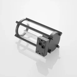 Lucande udendørs væglampe Brienne, 30 cm, antracit, metal