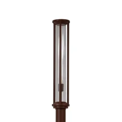 Lucande udendørslampe Alivaro, rustfarvet, 220 cm, E27, IP65