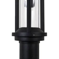 Lucande udendørslampe Alivaro, sort, 220 cm, E27, IP65