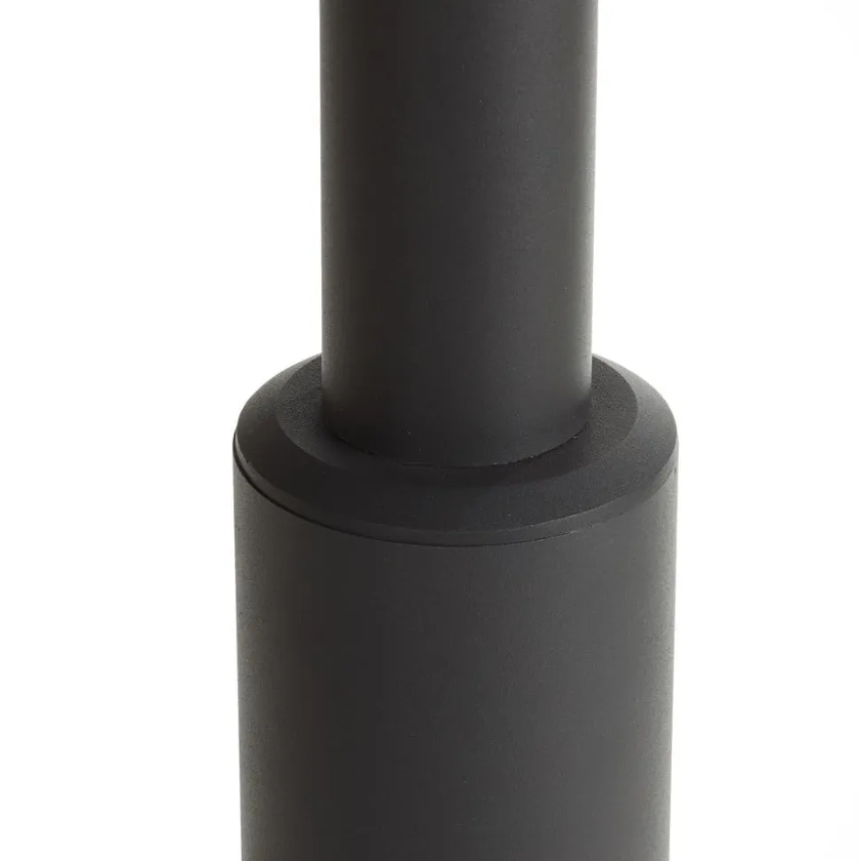 Lucande udendørslampe Dunia, antracit, metal, højde 220 cm