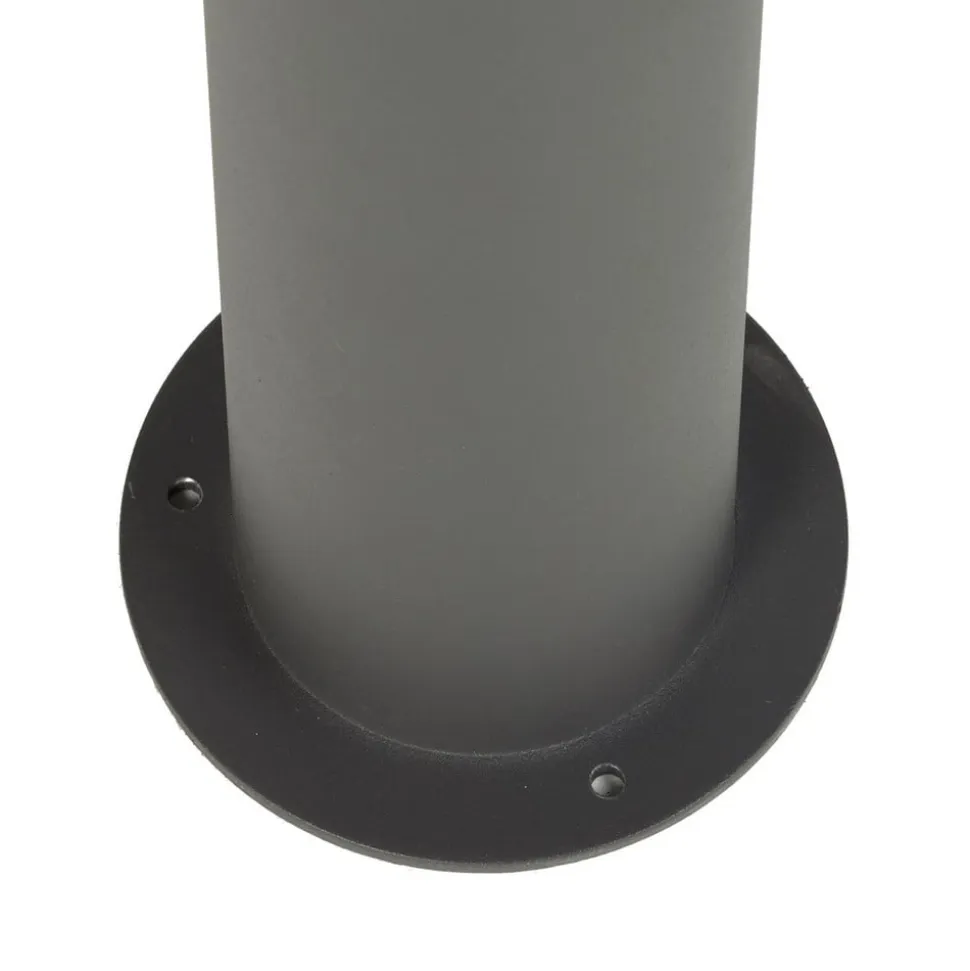 Lucande udendørslampe Dunia, antracit, metal, højde 220 cm