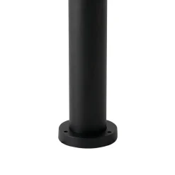 Lucande udendørslampe Siveta, 240 cm, 3 lyskilder, sort, E27, IP65