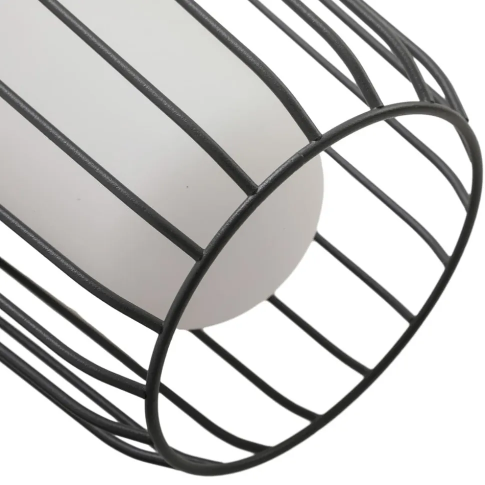Lucande vejlampe Chandan, 100 cm, sort, aluminium