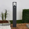 Lucande vejlampe Klemens, 90 cm, sensor, antracit, E27