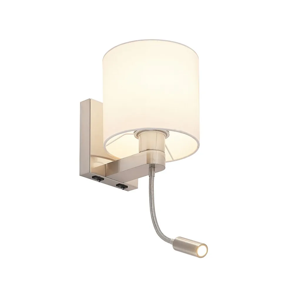Lucande væglampe Brinja, 45 cm, drejelig, læselampe, E27
