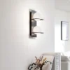 Lucande væglampe Kulka, 2 lyskilder, sort, glas, G9