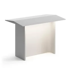 Luceplan Fienile LED-sokkellampe 32 cm lysegrå