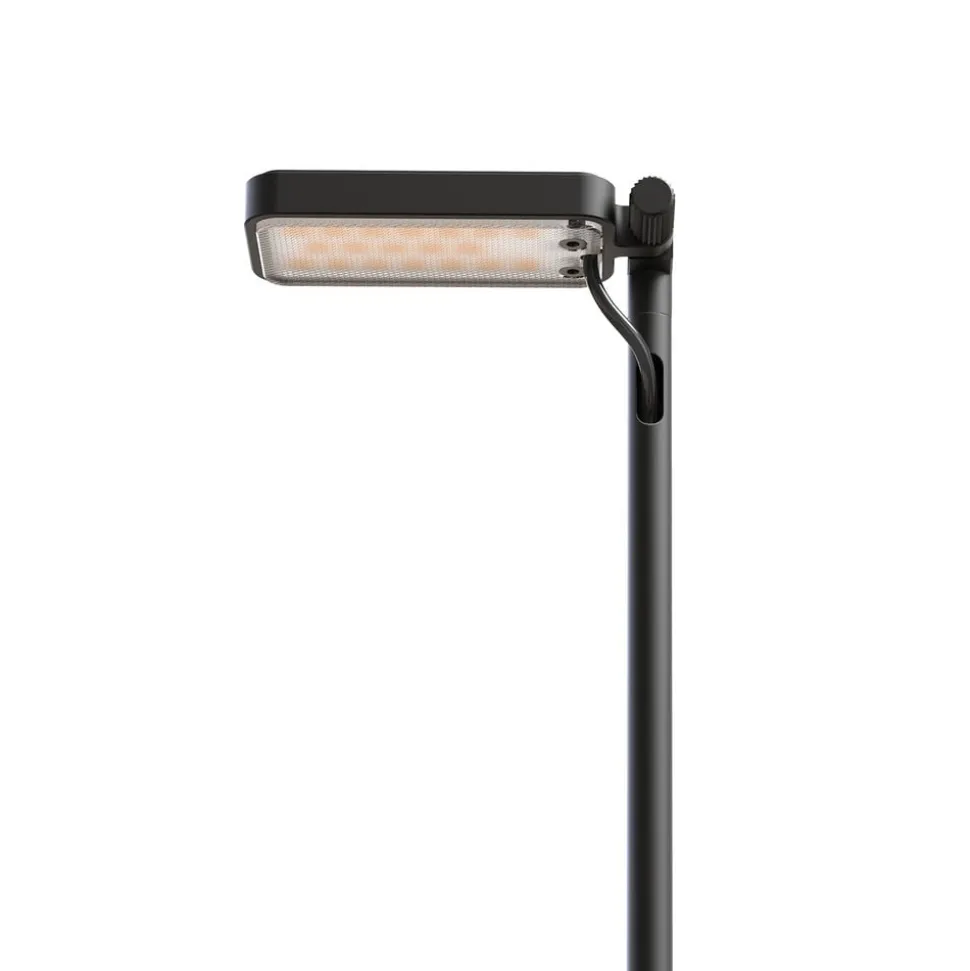 Luceplan LED-vejlampe Flia, 2 lyskilder, sort, plast