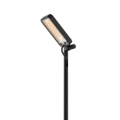 Luceplan LED-vejlampe Flia, 3 lyskilder, sort, plast