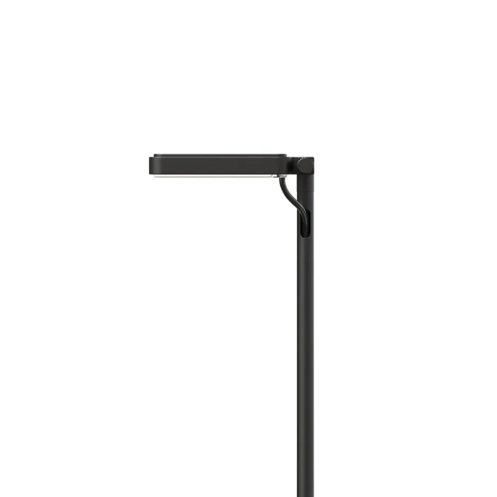 Luceplan LED-vejlampe Flia, 3 lyskilder, sort, plast