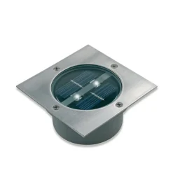 Lugo LED nedgravningsspot, IP44, 10,5 x 10,5 cm