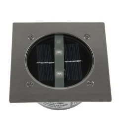 Lugo LED nedgravningsspot, IP44, 10,5 x 10,5 cm