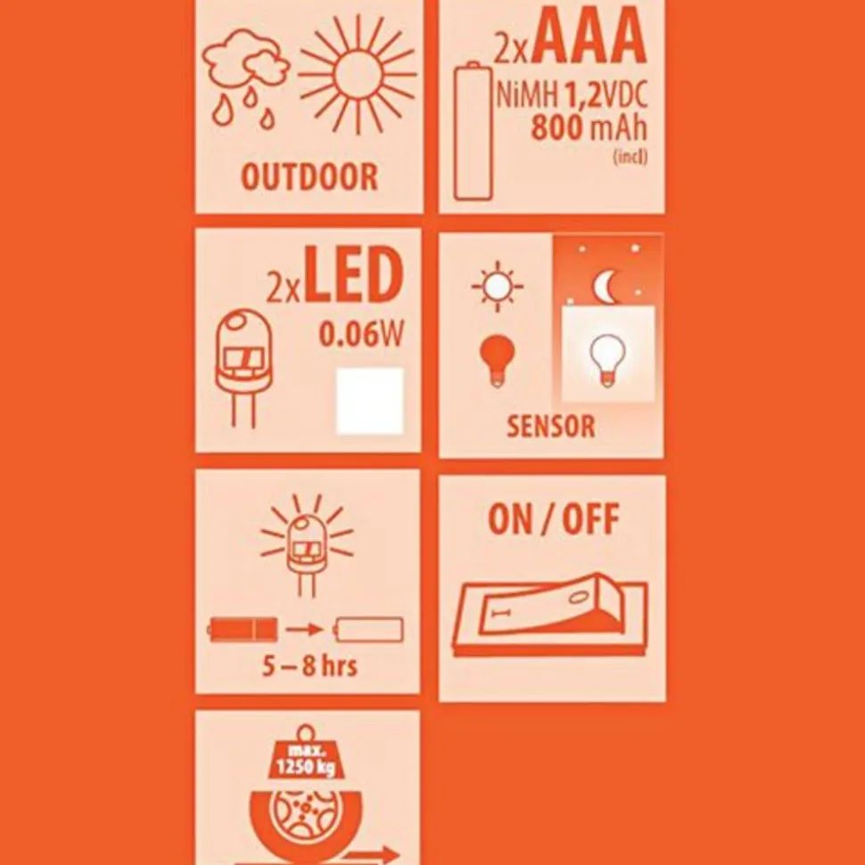 Lugo LED nedgravningsspot, IP44, 10,5 x 10,5 cm