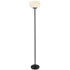 Lumina gulvlampe med glasskærm
