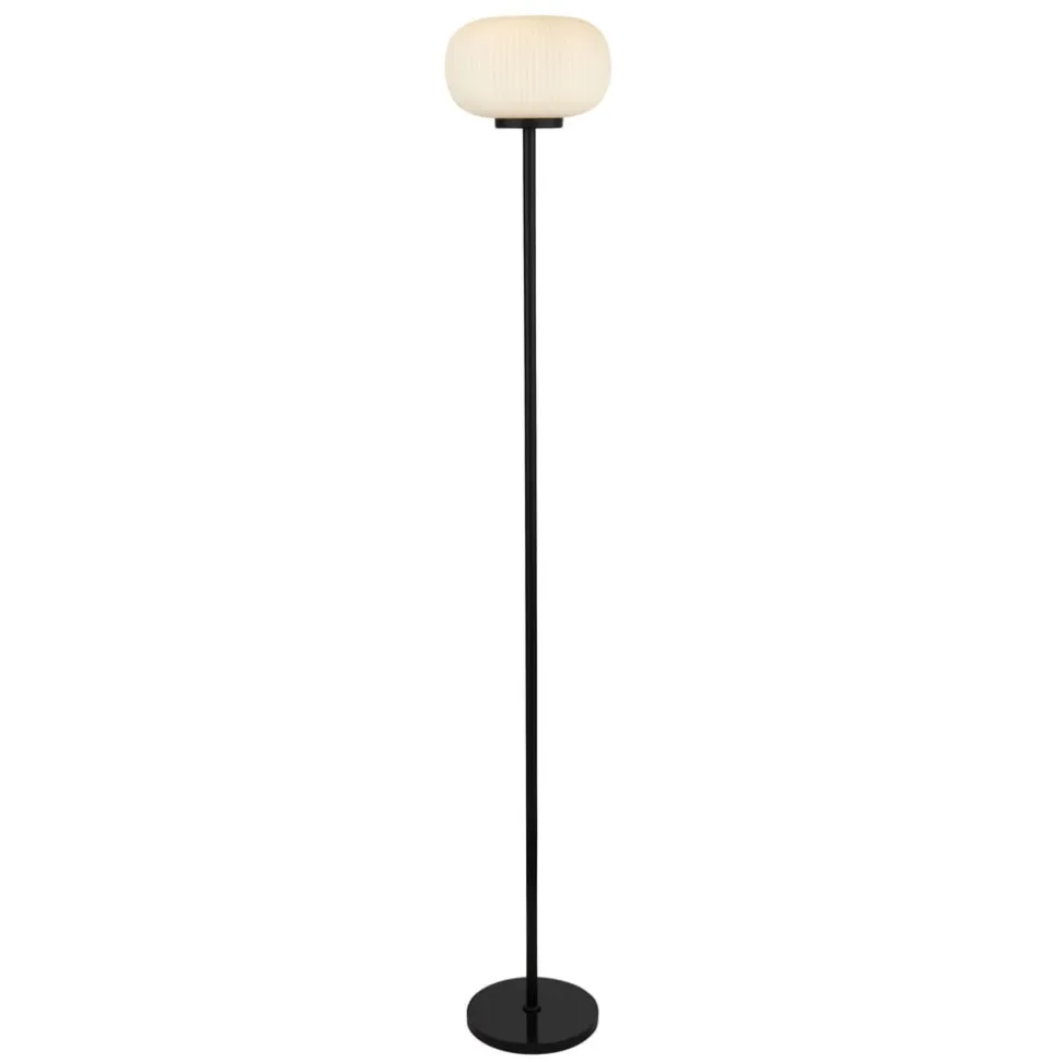 Lumina gulvlampe med glasskærm