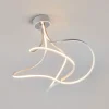 Lungo alu LED-loftlampe, højde 42 cm