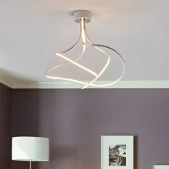 Lungo alu LED-loftlampe, højde 42 cm