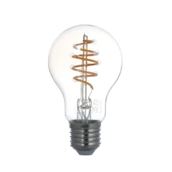 LUUMR LED-pære, E27 A60 4,9W, smart, klar, ravfarvet