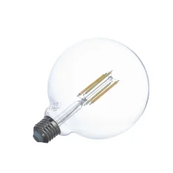 LUUMR LED-pære, E27 G125 7W, klar, smart