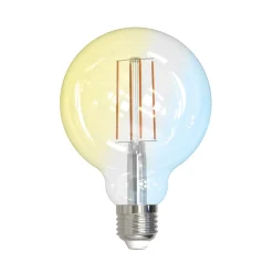 LUUMR LED-pære, E27 G95 7W, smart, klar