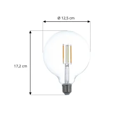 LUUMR Smart LED E27 G125 7W ZigBee Philips Hue sæt med 3 stk