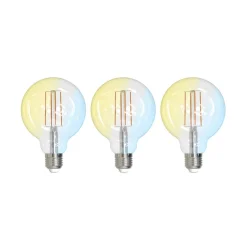 LUUMR Smart LED E27 G95 7W ZigBee Philips Hue sæt med 3 stk