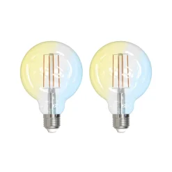 LUUMR Smart LED E27 G95 7W ZigBee Philips Hue sæt med 2 stk