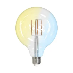 LUUMR Smart LED Filament sæt med 2 E27 G125 7W klar Tuya