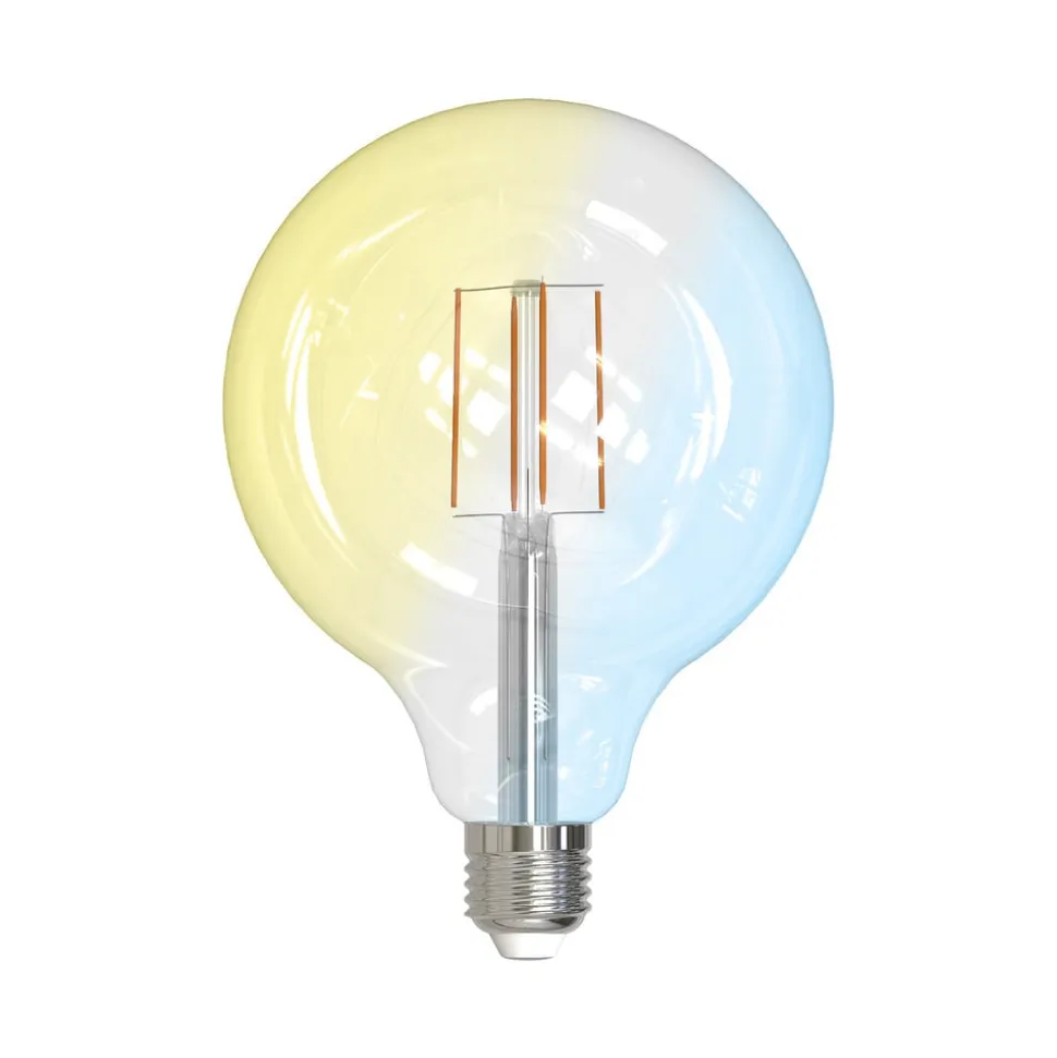 LUUMR Smart LED Filament sæt med 2 E27 G125 7W klar Tuya