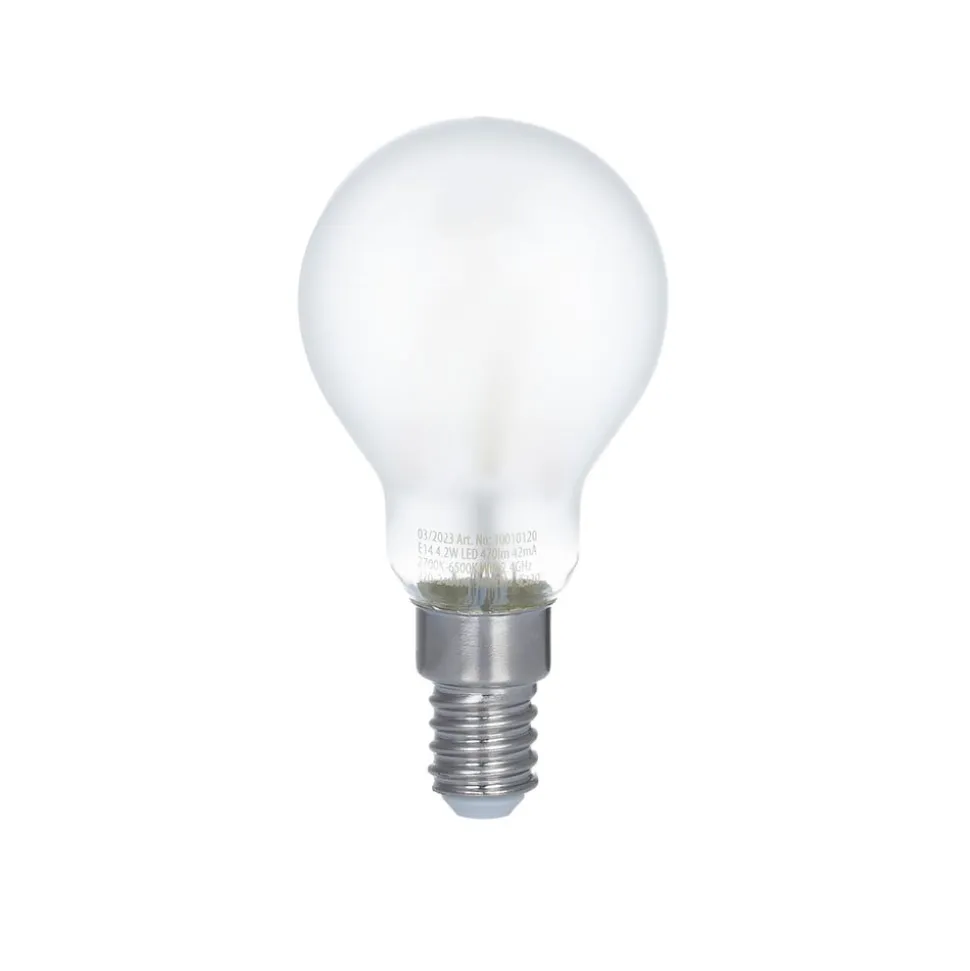 LUUMR Smart LED-dråbepære E14 4,2W mat CCT Tuya WLAN